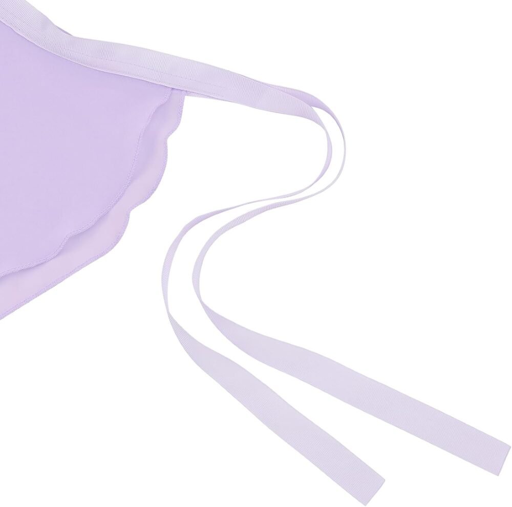Girls' Ballet Skirt, Transparent Chiffon Dance Tutu, Ballet Wrap Skirt, Suitable for Toddlers/Women - Image 2