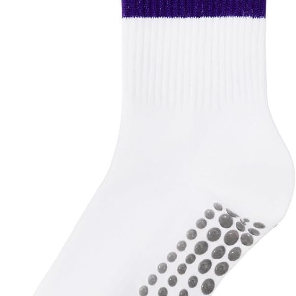 Women's Pilates Socks with anti-slip texture, suitable for yoga and ballet bar training - anti-slip.