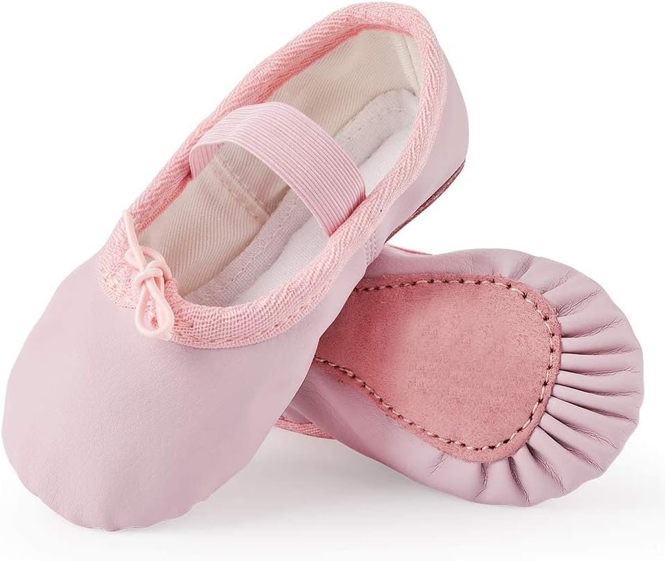 Toddler ballet flats, girls' baby ballet flats, full leather soles, women's ballet flats