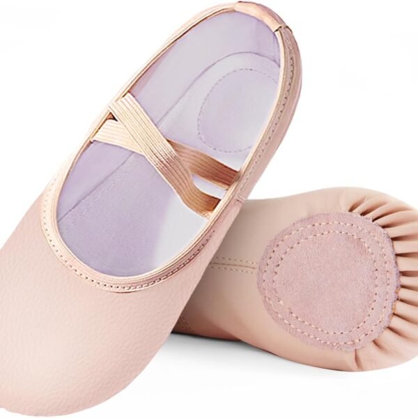 Children's ballet flats, split-soled practice shoes, suitable for toddlers and girls' yoga