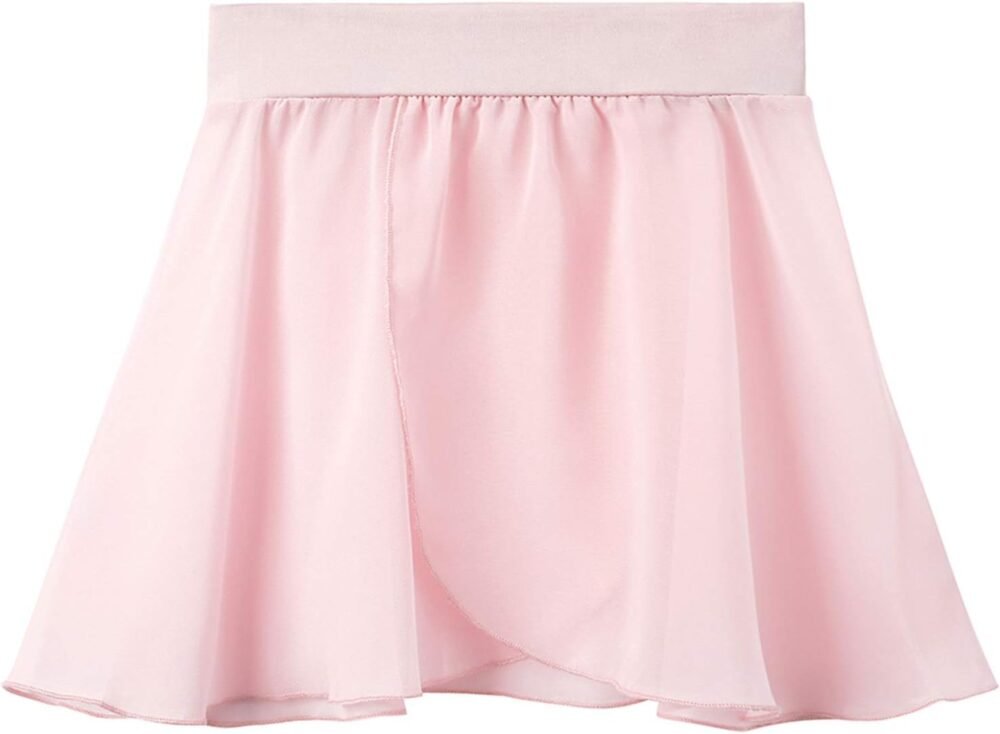Girls' Ballet Skirt, Toddler Dance Skirt, Chiffon Children's Ballet Wrap Skirt