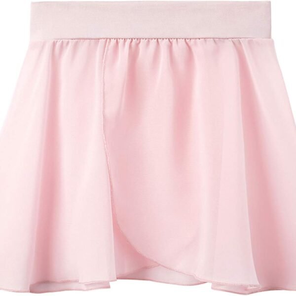 Girls' Ballet Skirt, Toddler Dance Skirt, Chiffon Children's Ballet Wrap Skirt