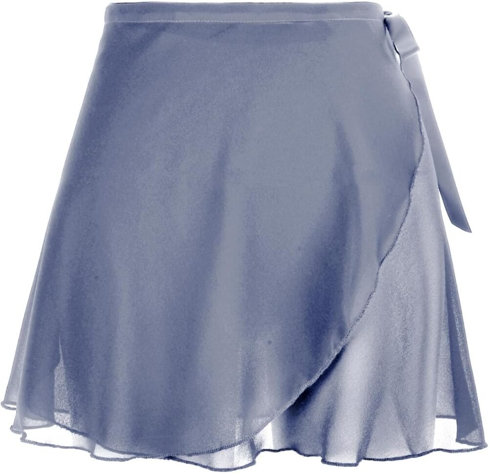 Women's Ballet Wrap Skirt, Chiffon Dance Wrap Skirt, Adjustable Waistband, Gymnastics Ballet Skirt, Women's