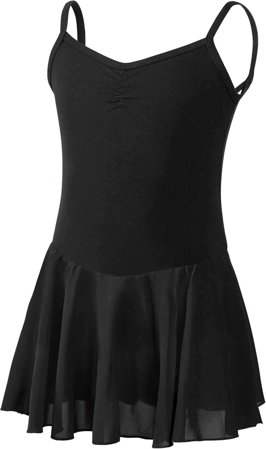 Girls' ballet tutus, classic short-sleeved ballet dresses with skirts, children's ballet sets