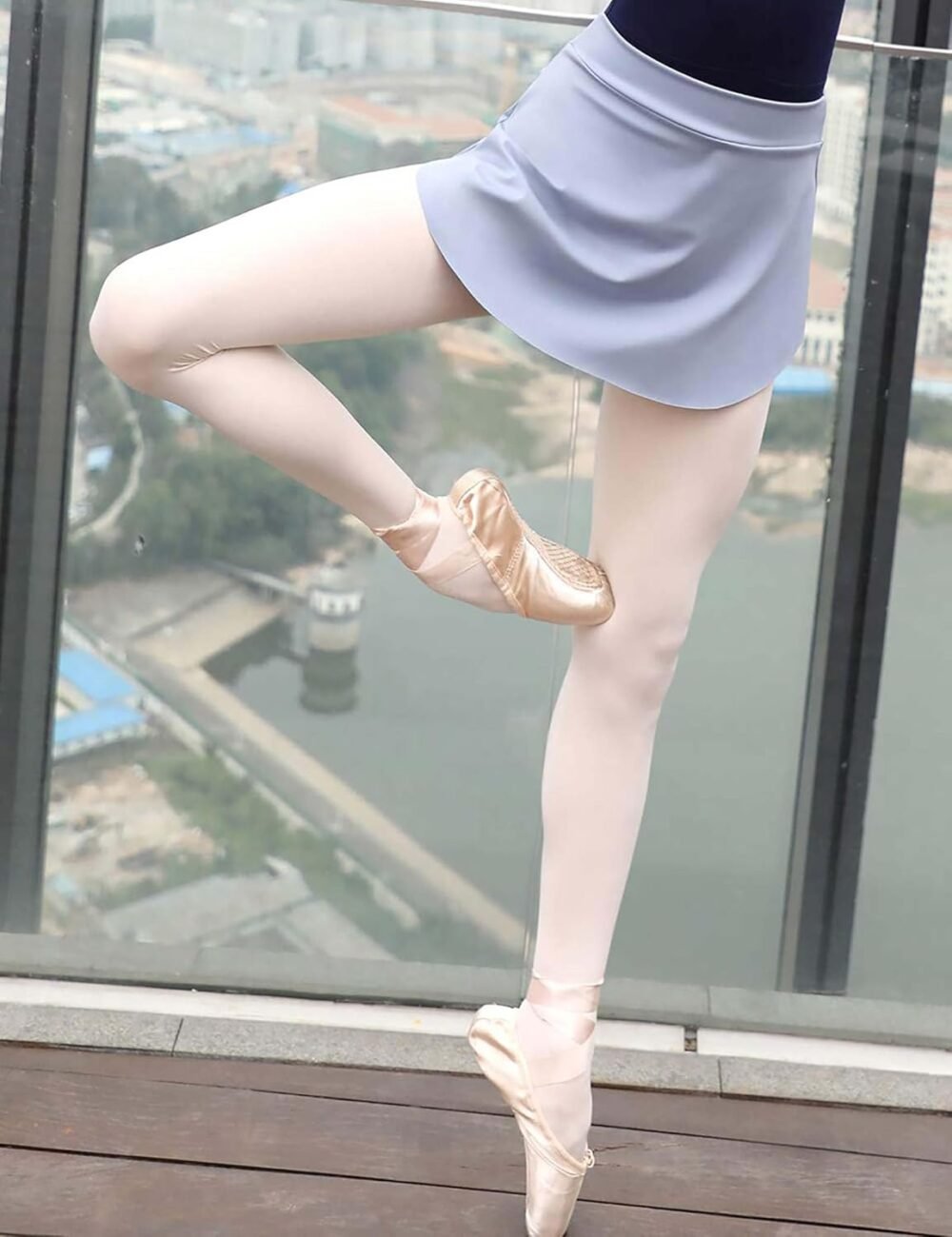 Girls' Women's Pullover Ballet Skirt, Stretch Mini Skirt, Suitable for Dance - Image 2