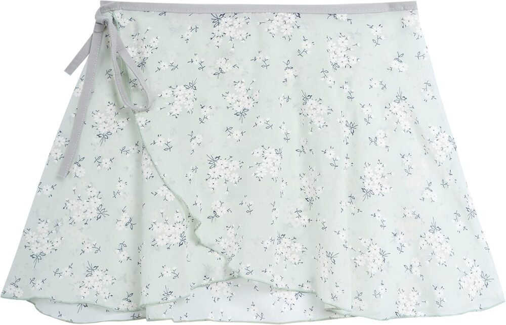 Girls' and women's ballet wrap skirts, chiffon dance skirts