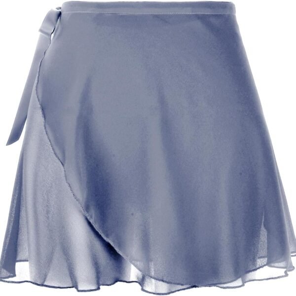 Women's Dance Skirt Short ballet tutu with elastic tie, adjustable tulle wrap skirt for women, adult size