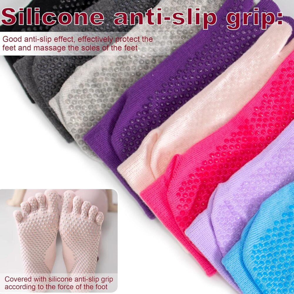 Women's Anti-slip Yoga Socks with Anti-slip Texture, Anti-slip Slippers - Image 2